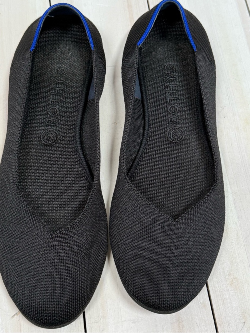 Rothy’s Black Knit Ballet Flats